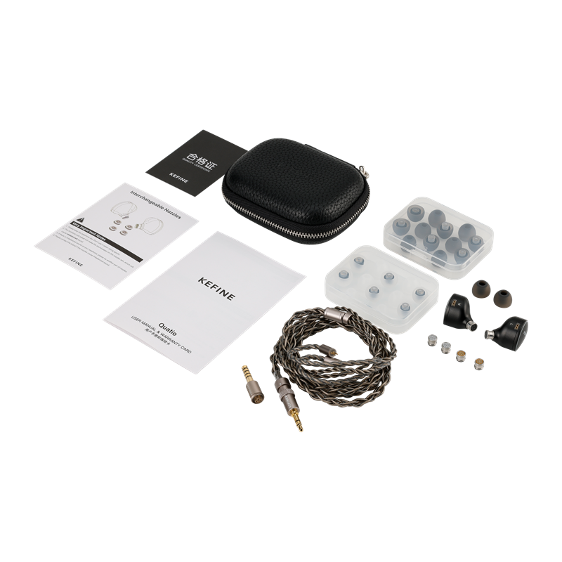 Quatio - 2DD + 2BA Hybrid Hifi Earphone-Kefine - Refine & Beyond